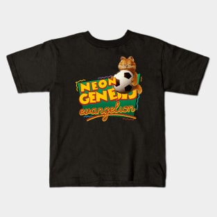 NEW NEON GENESIS EVANGELION FOTBALL Kids T-Shirt